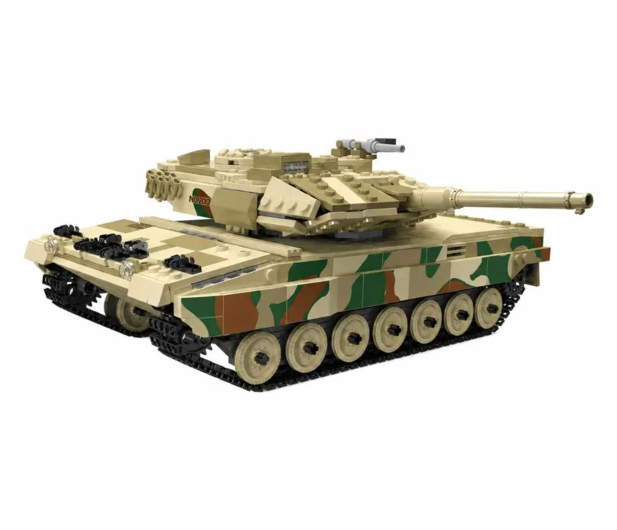 Mould King Klocki konstrukcyjne Zdalnie sterowany czołg Leopard 2 1100 - 1551620 - zdjęcie 4